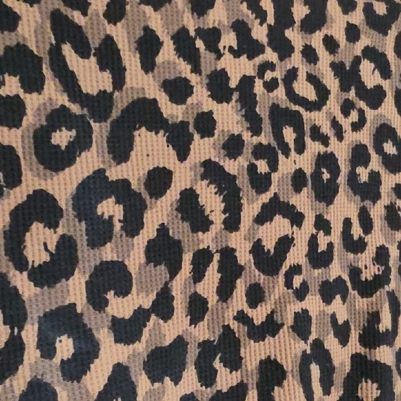 Awake Leopard Ribbed Crop Top - Brown & Black - Picture 3 of 3